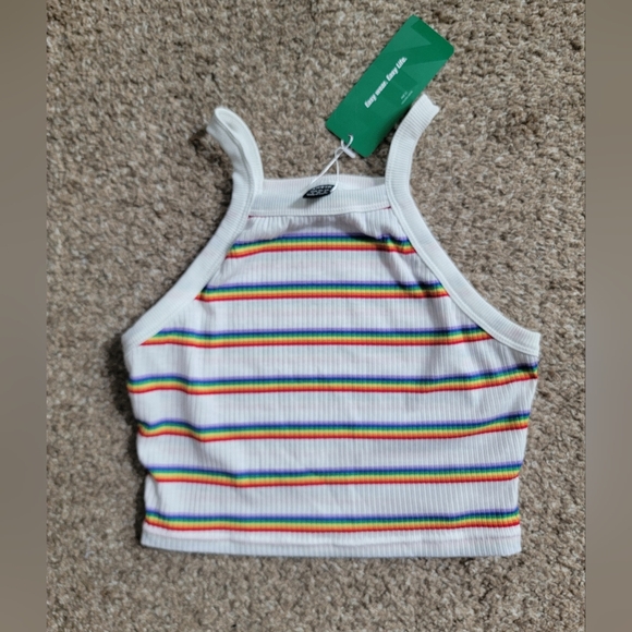 Cute Striped Rainbow Tank - Picture 2 of 6